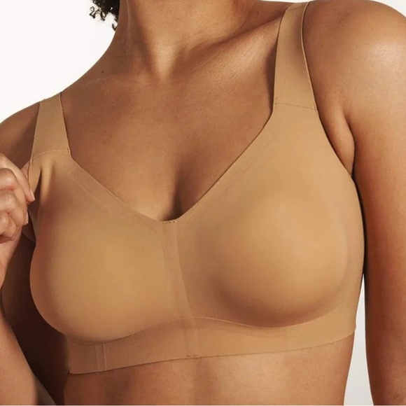 Evelyn & Bobbie Beyond Bra Wirefree Amazing Tech Smooth Soft Size L Mica NWOT - Picture 6 of 9